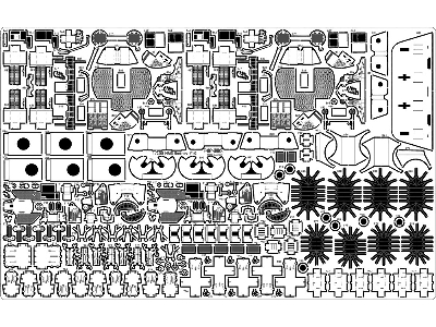 British Battleship Hms Rodney 1942 Detail Up Set (For Trumpeter 03709) - zdjęcie 20