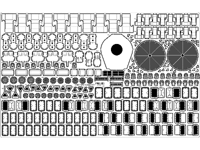 British Battleship Hms Rodney 1942 Detail Up Set (For Trumpeter 03709) - zdjęcie 22