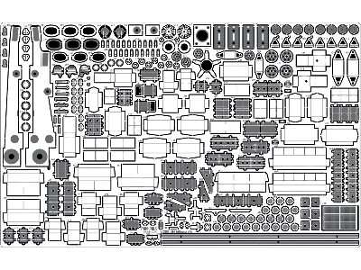 Ijn Mikasa 1905 Detail Up Set (For Trumpeter / Merit 62004) - zdjęcie 7