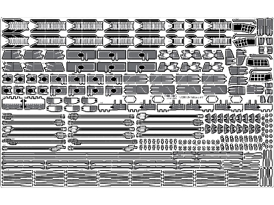 Ijn Mikasa 1905 Detail Up Set (For Trumpeter / Merit 62004) - zdjęcie 10