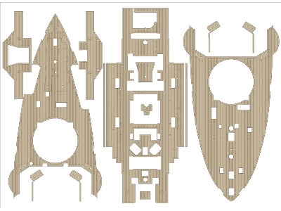 Ijn Mikasa 1905 Detail Up Set (For Trumpeter / Merit 62004) - zdjęcie 11