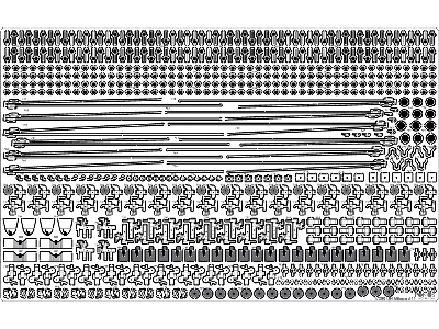 Ijn Mikasa 1905 Detail Up Set (For Trumpeter / Merit 62004) - zdjęcie 12