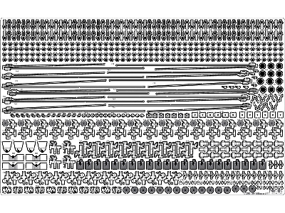 Ijn Mikasa 1905 Detail Up Set (For Trumpeter / Merit 62004) - zdjęcie 12