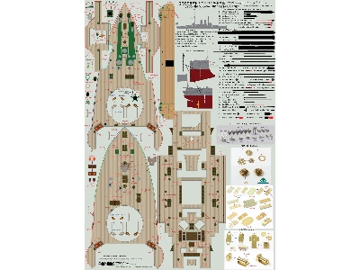 Ijn Mikasa 1905 Detail Up Set (For Trumpeter / Merit 62004) - zdjęcie 20