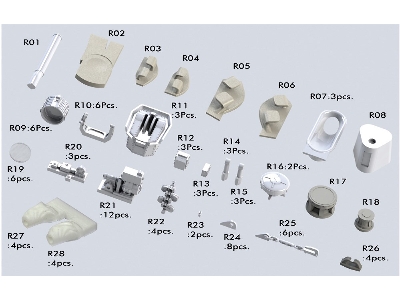 Hms Hood 1941 Detail Up Set (For Trumpeter 03710) - zdjęcie 5