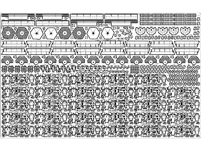 Ijn Yamato 1945 Advanced Add-on Set (For Tamiya 78025) - zdjęcie 3