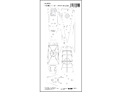 Us Navy Oliver Hazard Perry Class Deck Masking Sheet (For Academy) - zdjęcie 1