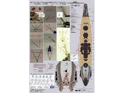 Ijn Yamato Detail Up Set Version 2 (New Tool) (For Tamiya 78025) - zdjęcie 4