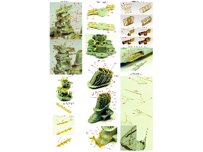 Ijn Yamato Detail Up Set Version 2 (New Tool) (For Tamiya 78025) - zdjęcie 5
