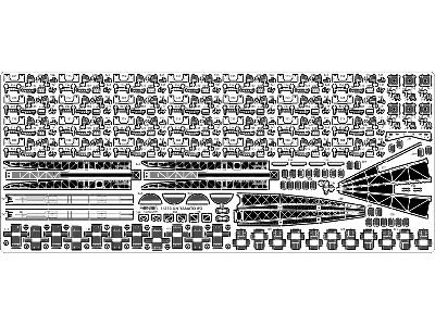 Ijn Yamato Detail Up Set Version 2 (New Tool) (For Tamiya 78025) - zdjęcie 16