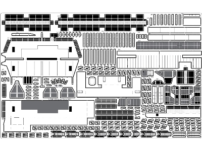 Uss Ticonderoga Cv-14 / Uss Hancock Cv-19 1944 Detail Up Set (For Trumpeter) - zdjęcie 9
