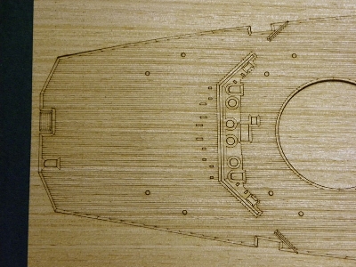 Ijn Musashi Wooden Deck Set (For Tamiya) - zdjęcie 4
