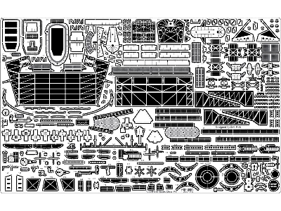Uss Essex Cv-9 1944 Detail Up Set (For Trumpeter) - zdjęcie 3