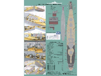 Uss New Jersey Bb-62 1982 Detail Up Set (For Tamiya) - zdjęcie 11