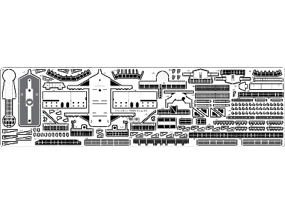 Uss Missouri Bb-63 1991 Detail Up Set (For Tamiya) - zdjęcie 4