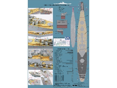 Uss Missouri Bb-63 1991 Detail Up Set (For Tamiya) - zdjęcie 11