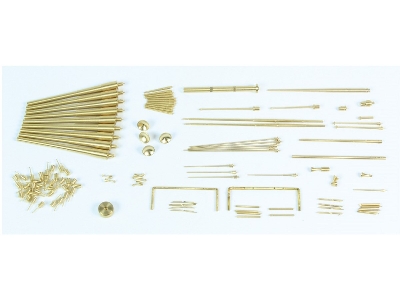 Uss Wisconsin Bb-64 1991 Detail Up Set (For Tamiya) - zdjęcie 15