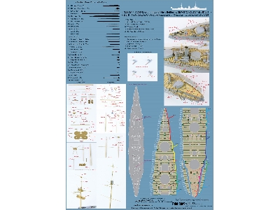 Russian Imperial Navy Battleship Sevastopol Detail Up Set (For Zvezda) - zdjęcie 5