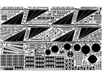 Russian Imperial Navy Battleship Sevastopol Detail Up Set (For Zvezda) - zdjęcie 10