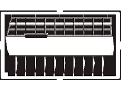  P-40C flaps 1/48 - Academy Minicraft - blaszki - zdjęcie 1