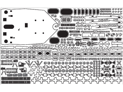 Hms Duke Of York 1943 Detail Up Set (For Tamiya) - zdjęcie 4
