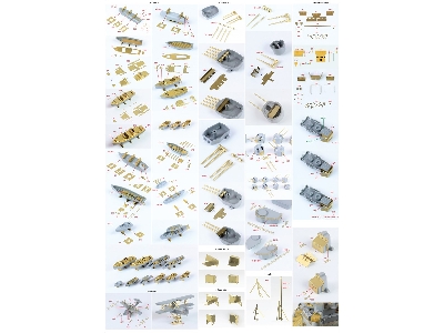 Hms Duke Of York 1943 Detail Up Set (For Tamiya) - zdjęcie 15