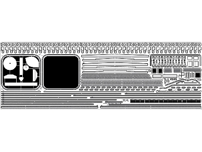 Uss Yorktown Cv-10 / Uss Franklin Cv-13 Wooden Deck Set Type 1 (For Trumpeter) - zdjęcie 3