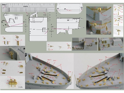 Us Navy San Antonio Class Detail Up Set (For Trumpeter Uss New York Lpd-21) - zdjęcie 5