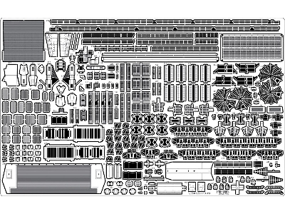 Us Navy San Antonio Class Detail Up Set (For Trumpeter Uss New York Lpd-21) - zdjęcie 16