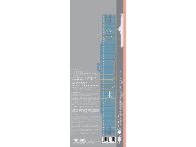 Uss Ticonderoga Cv-14 / Uss Hancock Cv-19 Wooden Deck Set Type 1 (For Trumpeter) - zdjęcie 1