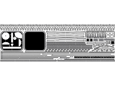 Uss Ticonderoga Cv-14 / Uss Hancock Cv-19 Wooden Deck Set Type 1 (For Trumpeter) - zdjęcie 3