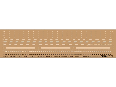 Uss Ticonderoga Cv-14 / Uss Hancock Cv-19 Wooden Deck Set Type 1 (For Trumpeter) - zdjęcie 4