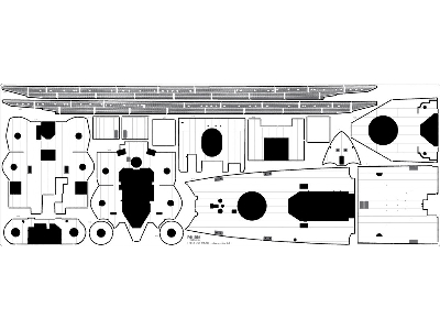 Uss Indianapolis Ca-35 1945 Detail Up Set (For Academy) - zdjęcie 2