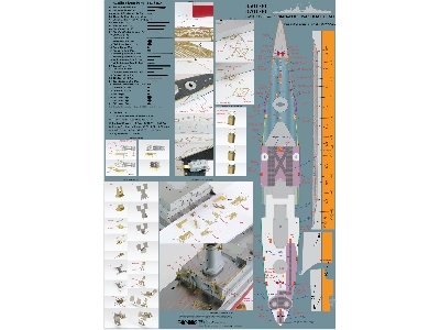 Uss Indianapolis Ca-35 1945 Detail Up Set (For Academy) - zdjęcie 5