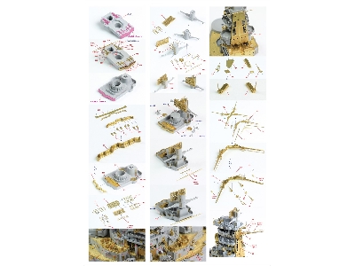 Ijn Battleship Kongo 1944 Detail Up Set (For Fujimi) - zdjęcie 10