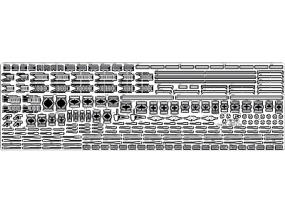 Ijn Battleship Mikasa 1905 Detail Up Set (For Hasegawa Z21) - zdjęcie 14