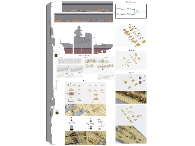 German Battleship Bismarck 1941 Detail Up Set (For Revell 05040) - zdjęcie 9