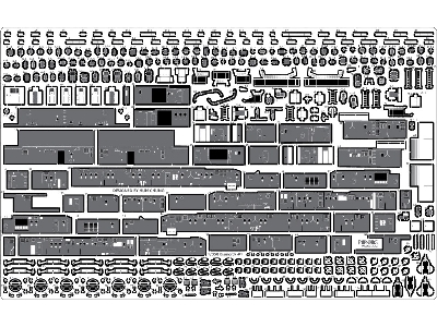 German Battleship Bismarck 1941 Detail Up Set (For Revell 05040) - zdjęcie 23