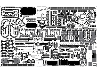 German Battleship Bismarck 1941 Detail Up Set (For Revell 05040) - zdjęcie 25