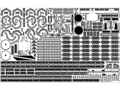 Uss Bb-35 Texas 1945 Detail Up Set (20b Deck Blue Decl) - zdjęcie 14