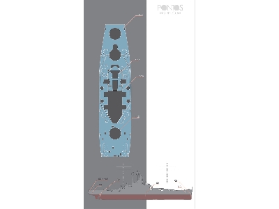 Uss Massachusetts Bb-59 Wooden Deck Set Type 1 (For Trumpeter) - zdjęcie 2