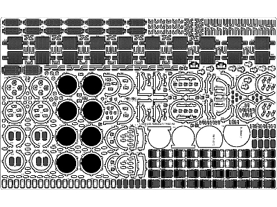 Uss Missouri Bb-63 1945 Detail Up Set (20b Stained Wooden Deck) (For Tamiya 78008 Or 78018) - zdjęcie 17