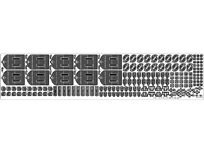 Uss Missouri Bb-63 1945 Detail Up Set (20b Stained Wooden Deck) (For Tamiya 78008 Or 78018) - zdjęcie 20