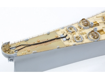Uss Missouri Bb-63 1945 Detail Up Set (20b Stained Wooden Deck) (For Tamiya 78008 Or 78018) - zdjęcie 37