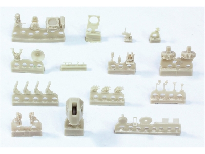 Uss Momsen Ddg-92 (Arleigh Burke Class Flight Iia) Detail Up Set (For Trumpeter 04527) - zdjęcie 4