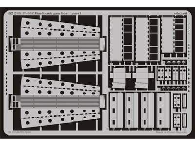  P-40E gun bay 1/32 - Hasegawa - blaszki - zdjęcie 1