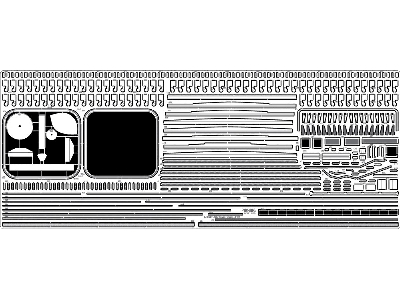 Uss Essex Cv-9 Wooden Deck Set Type 1 (For Trumpeter) - zdjęcie 3