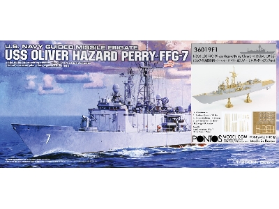 Us Navy Oliver Hazard Perry Class Detail Up Set And Academy Kit - zdjęcie 1