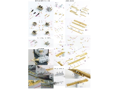 Uss Indianapolis Ca-35 1945 Advanced Detail Up Set (For Academy) - zdjęcie 8
