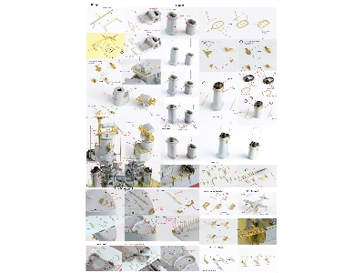 Uss Indianapolis Ca-35 1945 Advanced Detail Up Set (For Academy) - zdjęcie 13